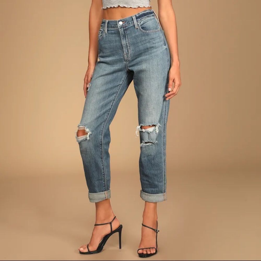 Eunina Tobi Super High Rise Mom Jean Ankle